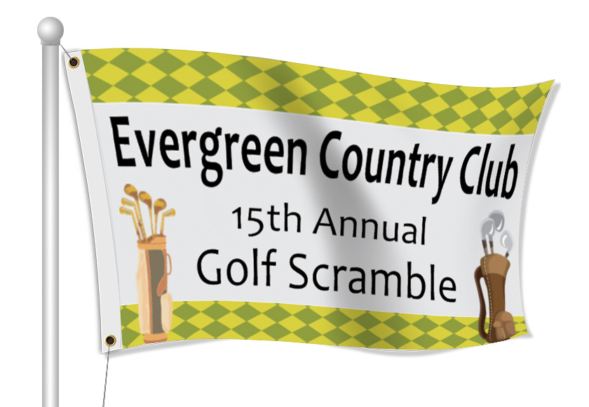 Fabric Flags for Country Club | Banners.com